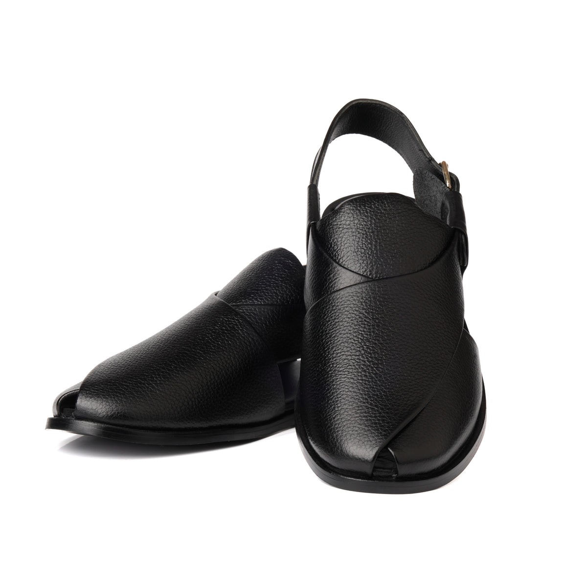 CS-15 Black Soft Grain Leather Peshawari
