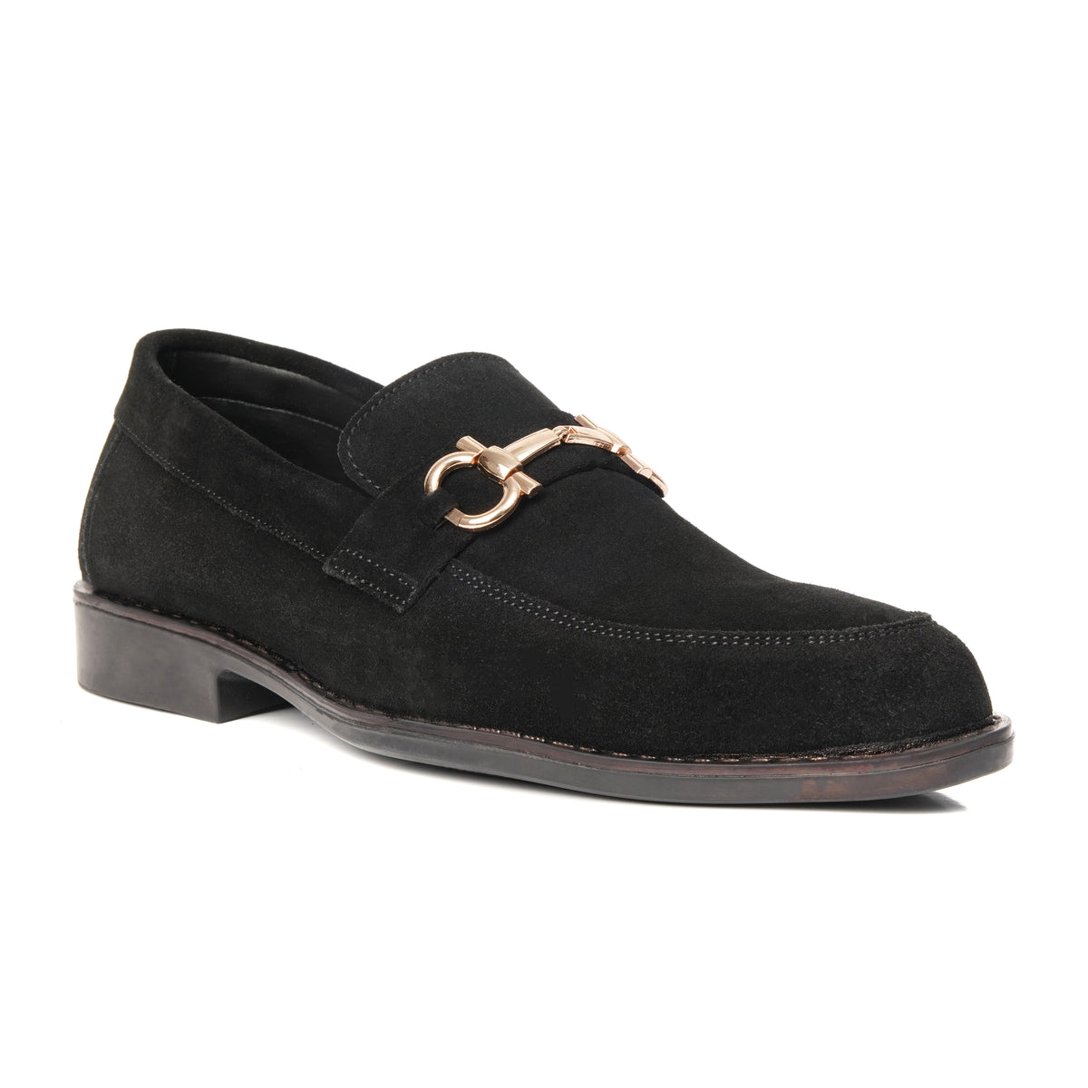 CS-07 Black Cow Suede Loafers | Super Comfortable