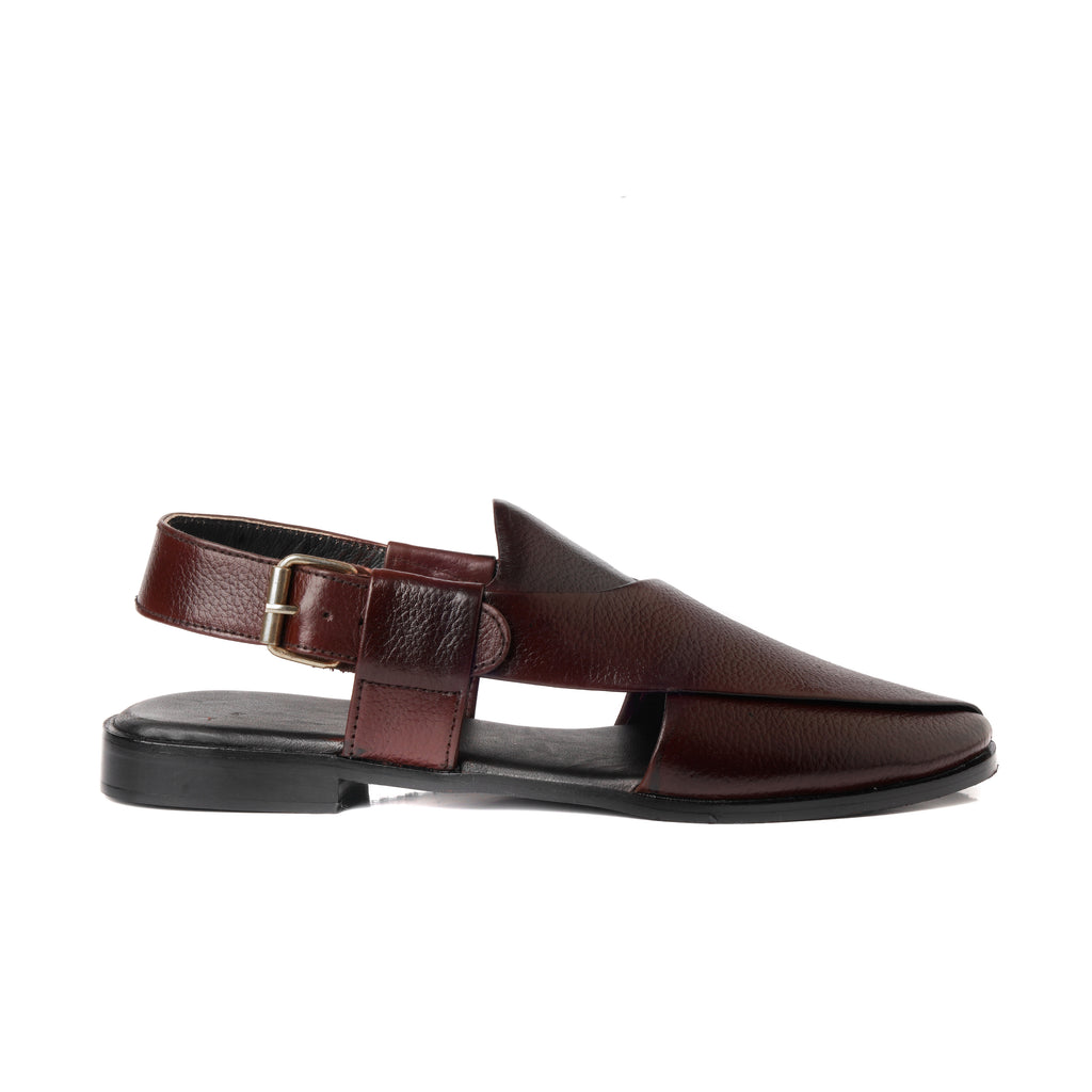 CS-15 Maroon Soft Grain Leather Peshawari