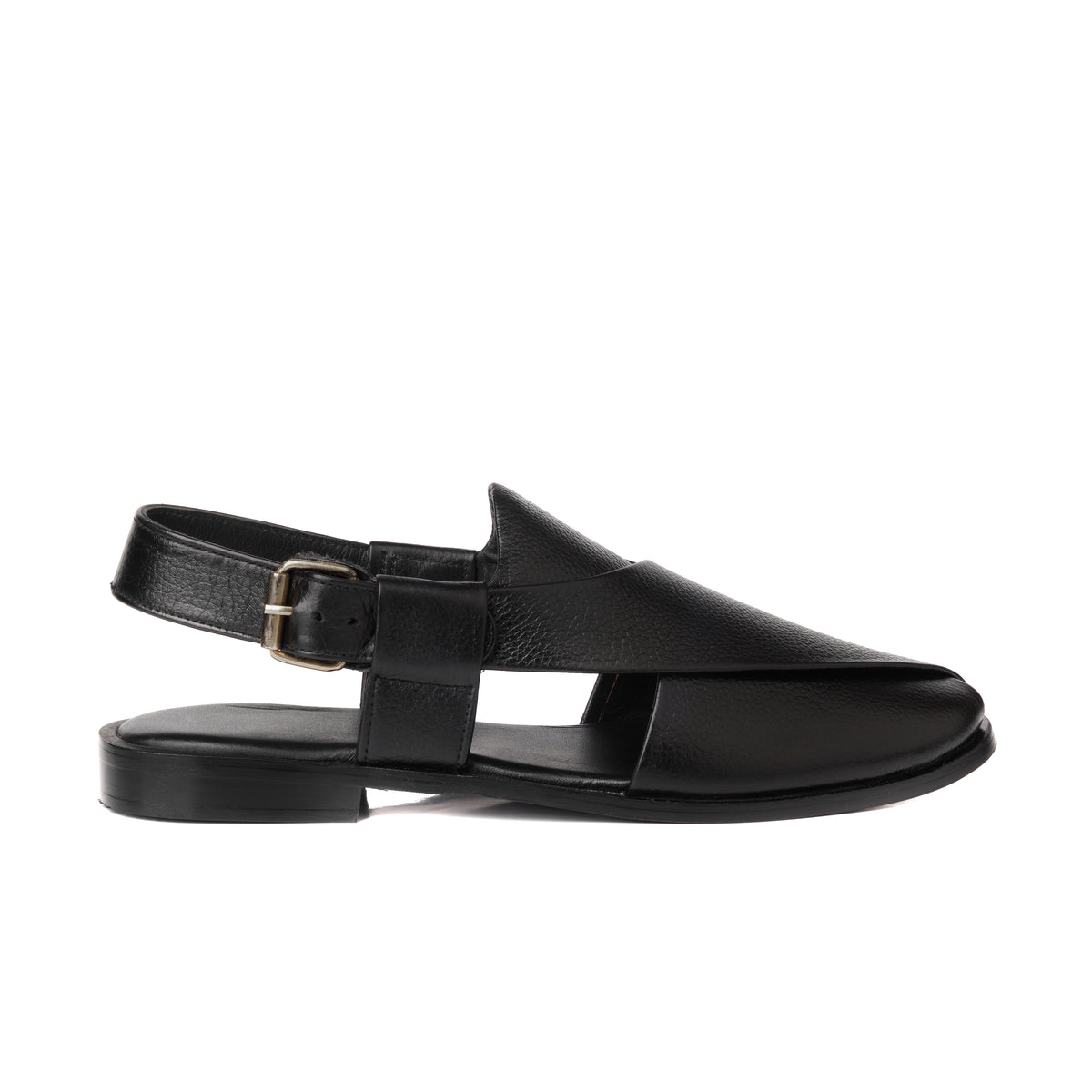 CS-15 Black Soft Grain Leather Peshawari