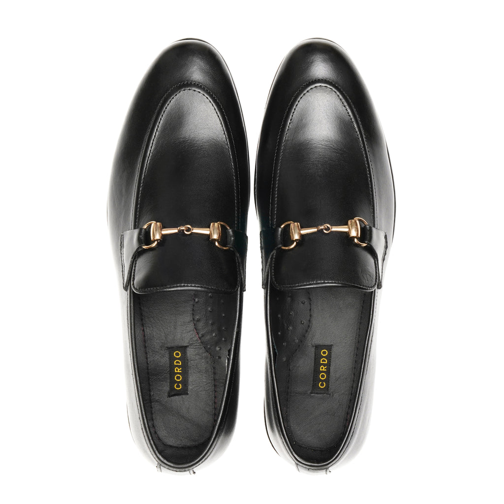 CS-01 Black Cow Leather Loafers