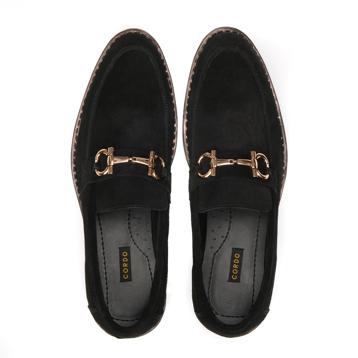 CS-07 Black Cow Suede Loafers | Super Comfortable
