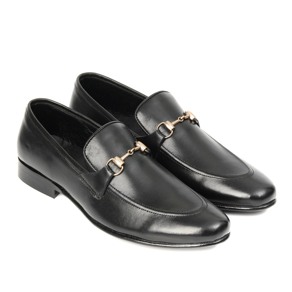 CS-01 Black Cow Leather Loafers