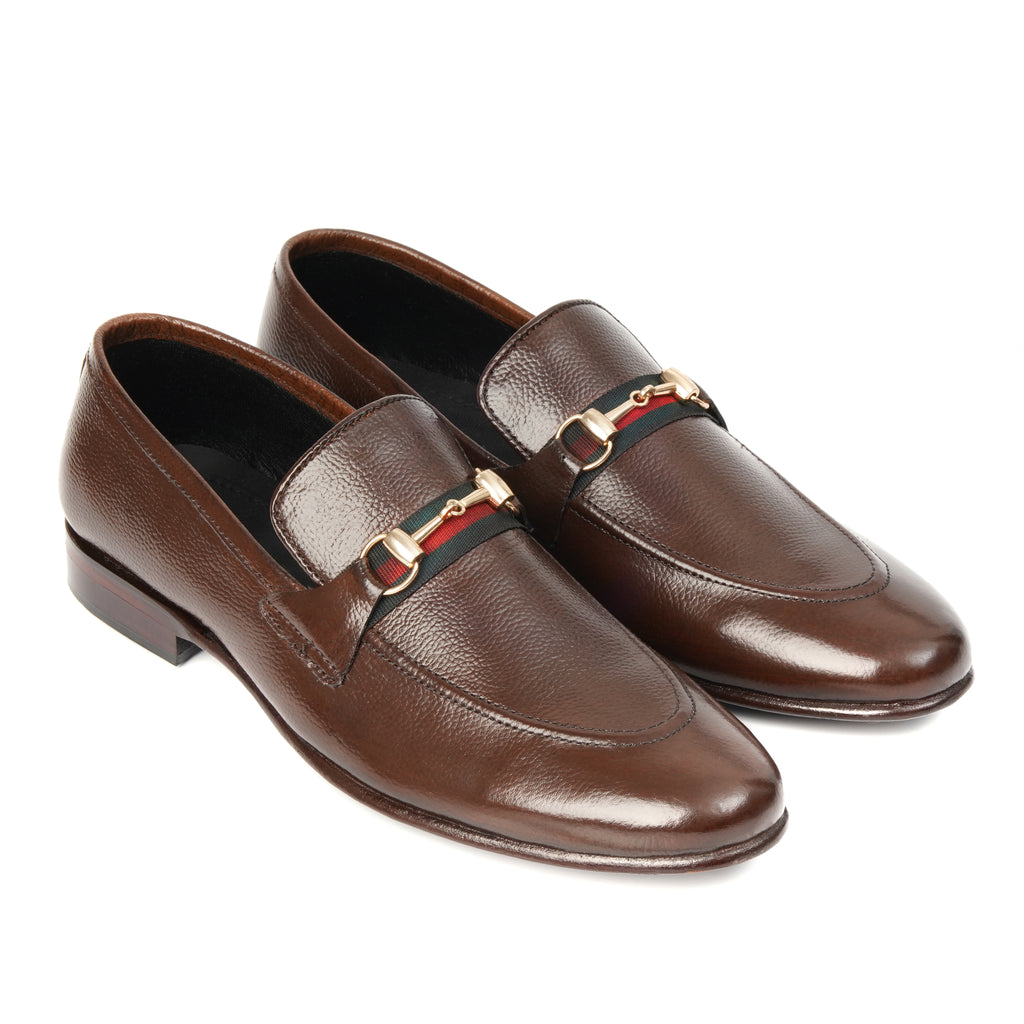 CS-06 Brown Cow Leather Loafers