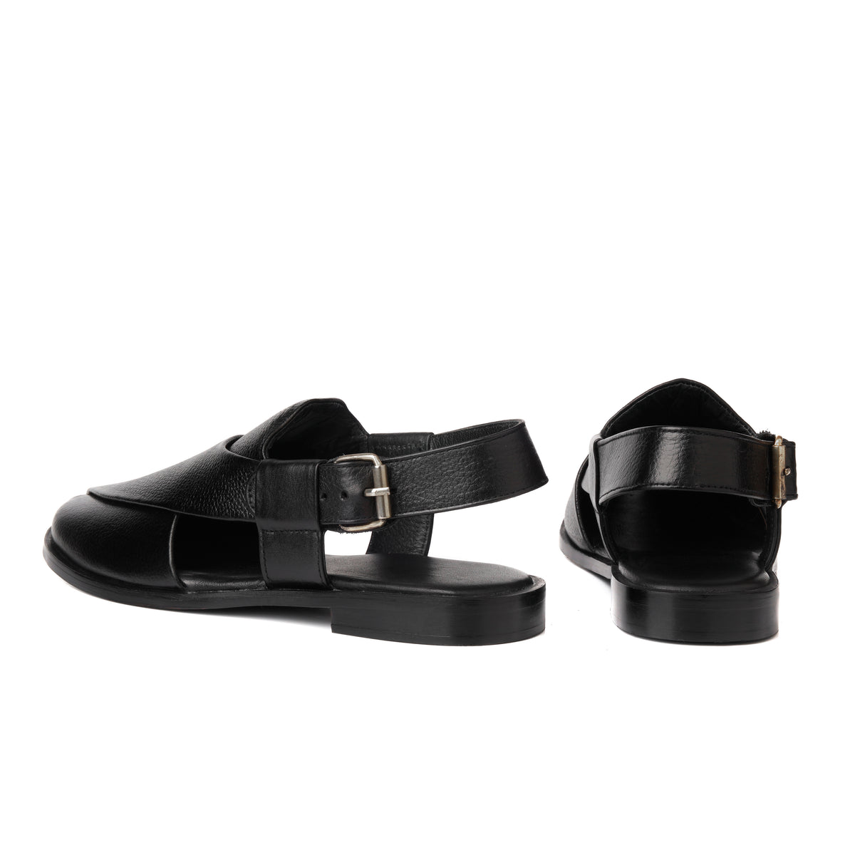 CS-15 Black Soft Grain Leather Peshawari