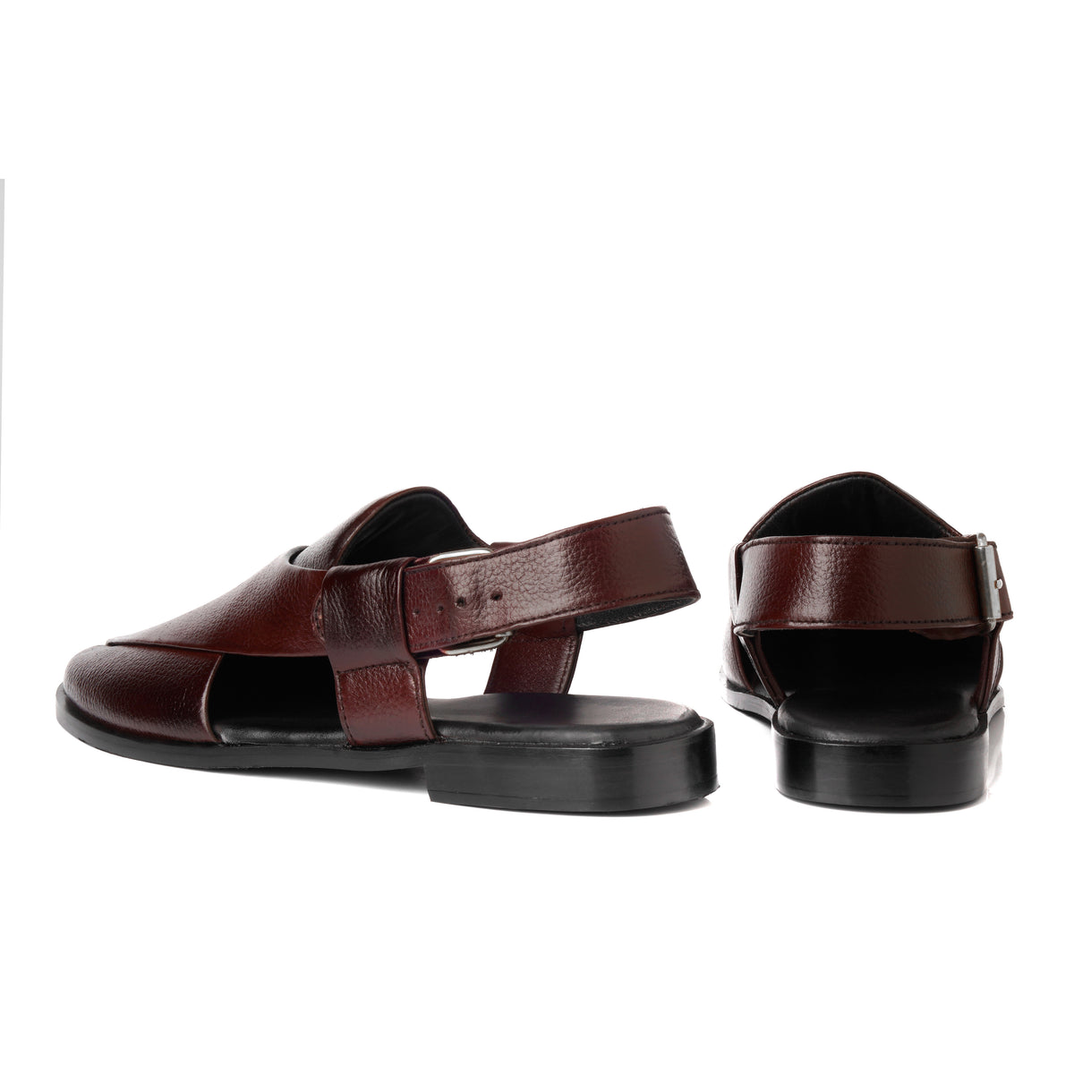 CS-15 Maroon Soft Grain Leather Peshawari