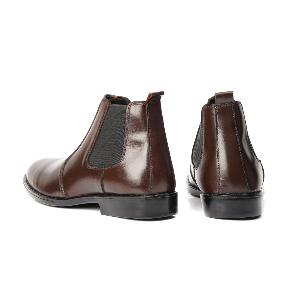 CS-03 Brown Cow Leather Chelsea Boot