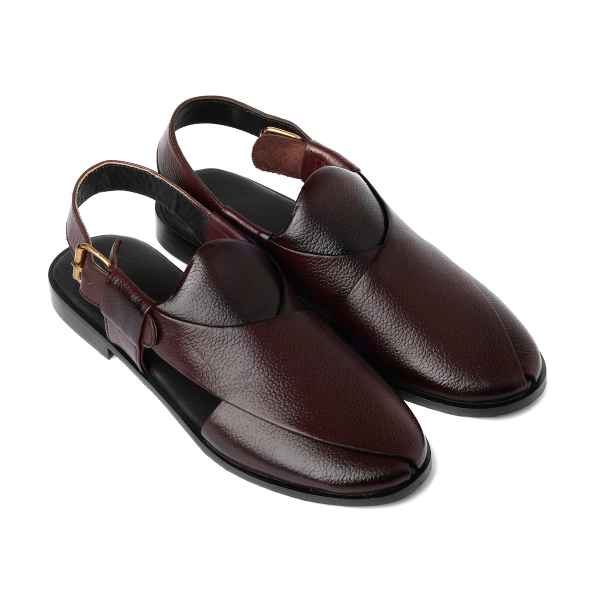 CS-15 Maroon Soft Grain Leather Peshawari