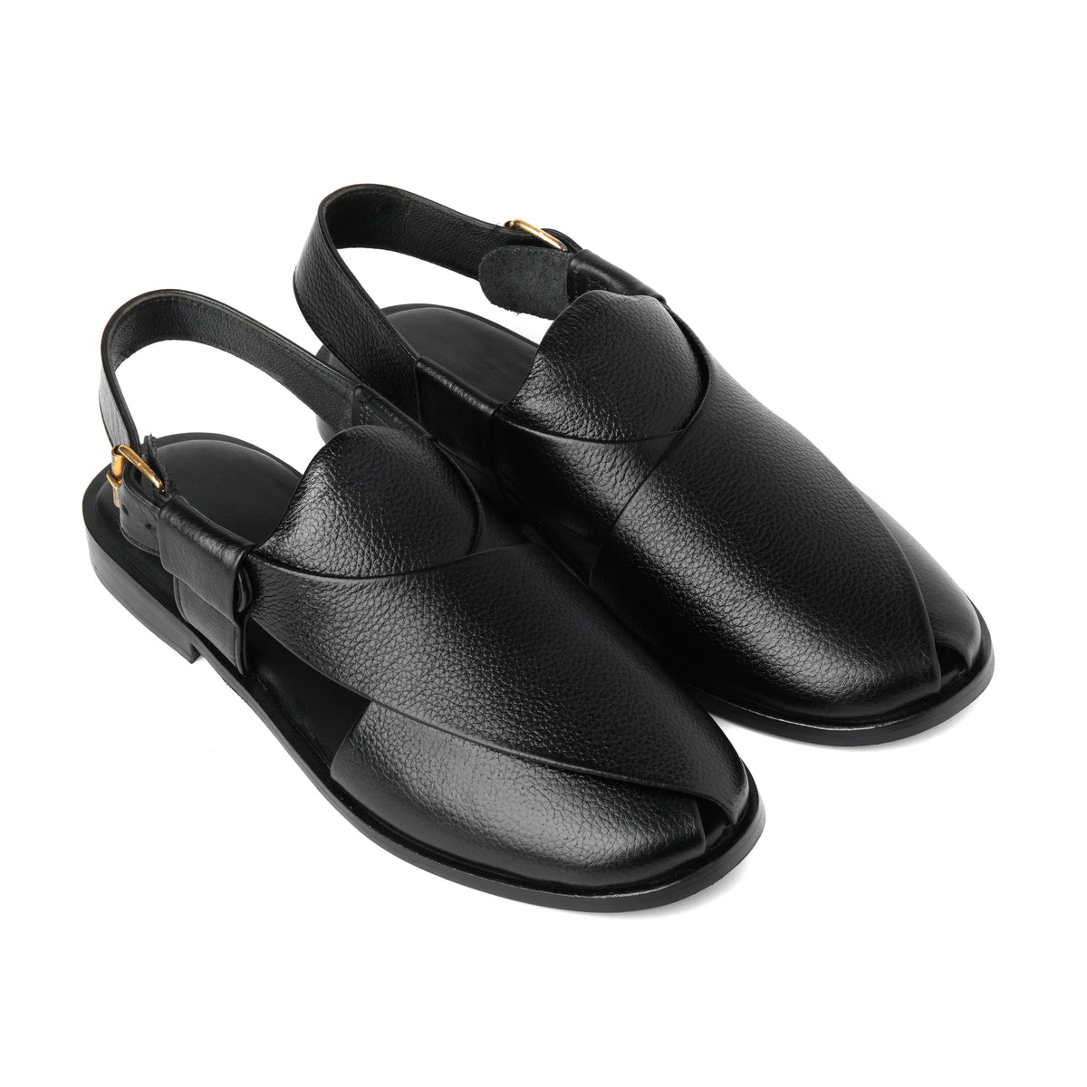 CS-15 Black Soft Grain Leather Peshawari