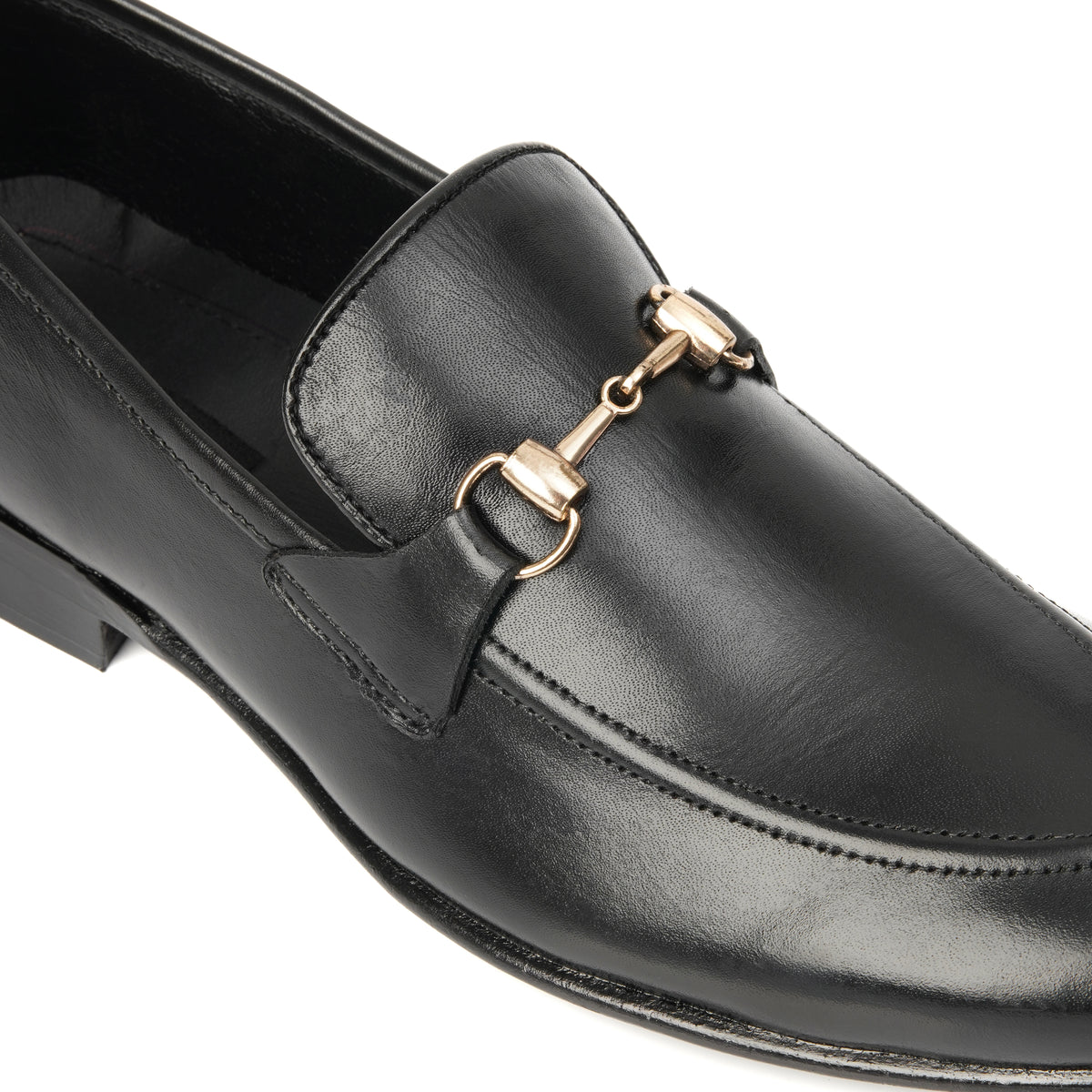 CS-01 Black Cow Leather Loafers