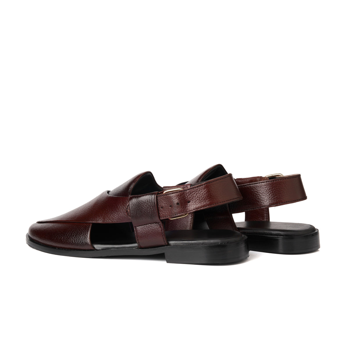 CS-15 Maroon Soft Grain Leather Peshawari