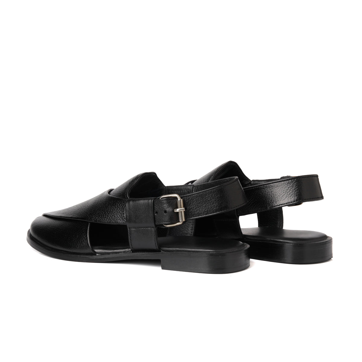 CS-15 Black Soft Grain Leather Peshawari