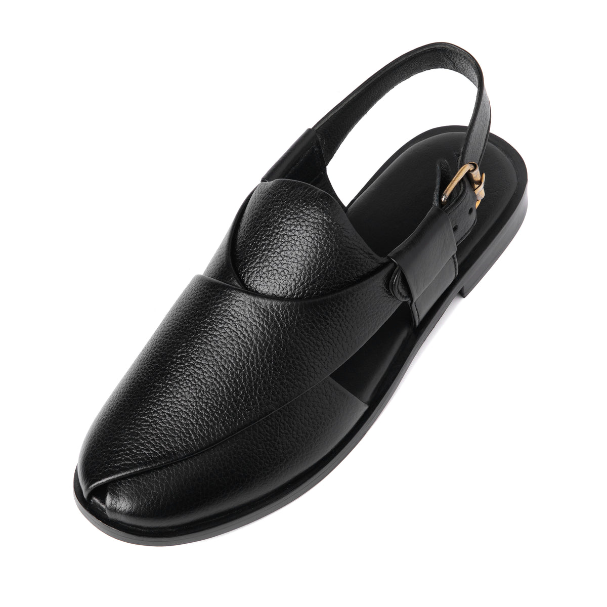 CS-15 Black Soft Grain Leather Peshawari