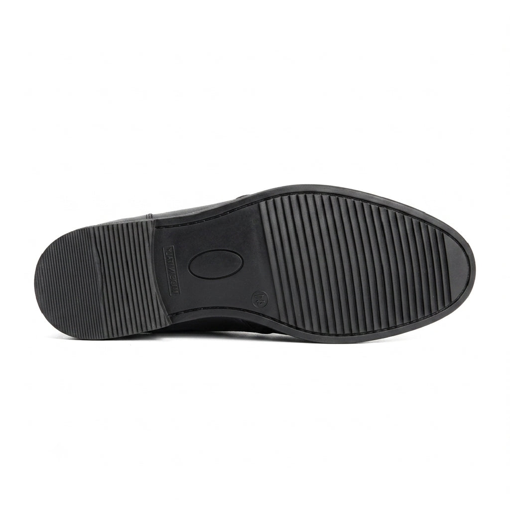 CS-30 Ferro Brown Soft Grain Foldable Slip Ons | Cloud Comfort